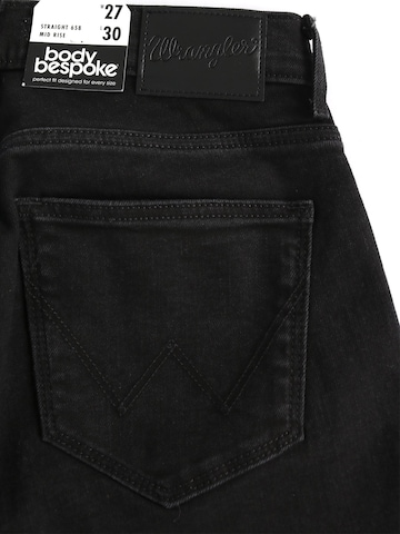 regular Jeans 'STRAIGHT DRAINPIPE' di WRANGLER in nero