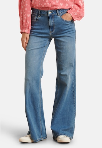 Smashed Lemon Wide Leg Jeans in Blau: Vorderseite