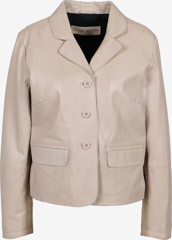 FREAKY NATION Blazer 'New Chic' i beige: forside