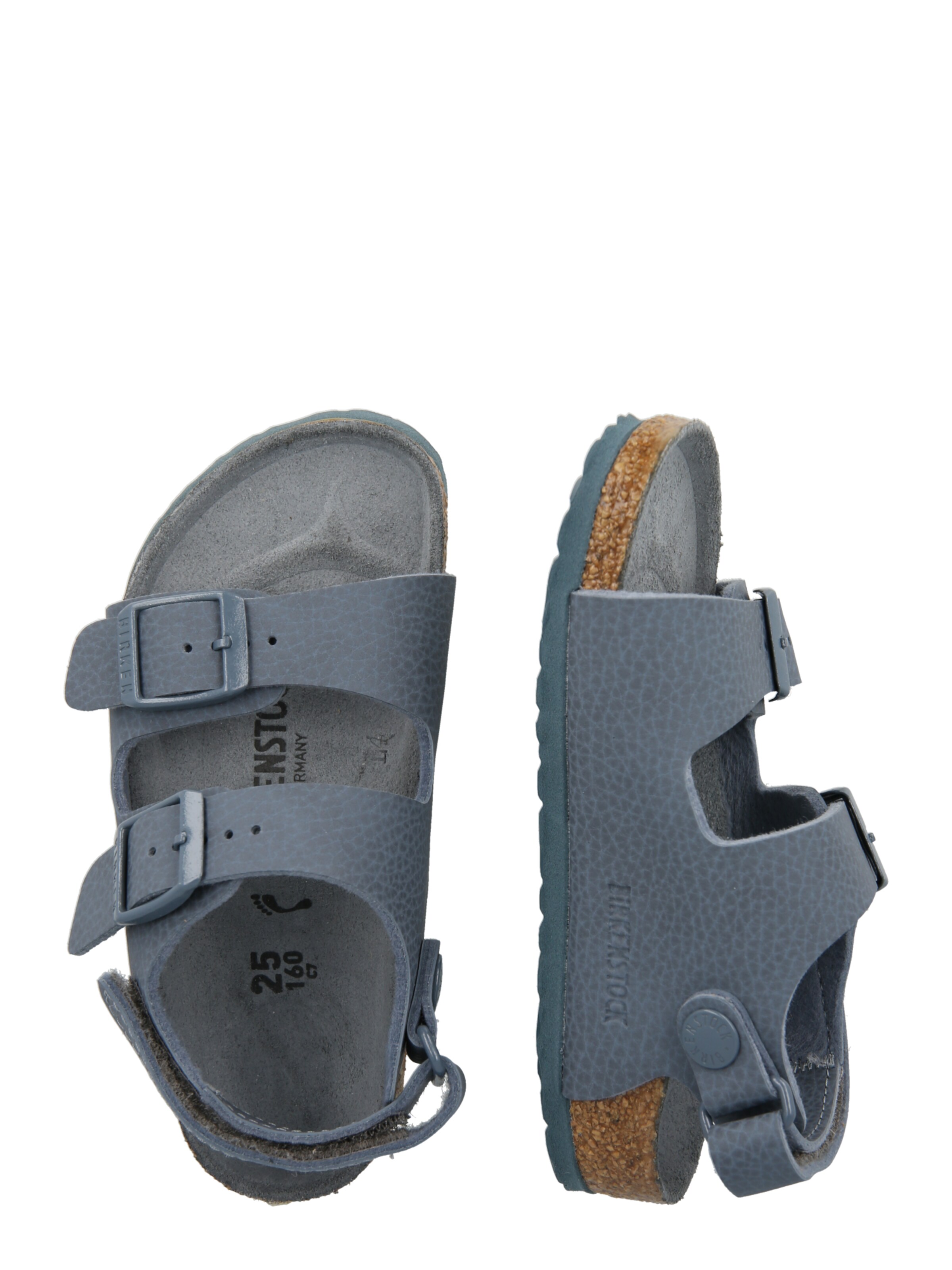 BIRKENSTOCK Отворени обувки 'Milano' в сиво