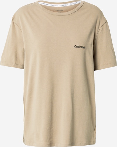 Calvin Klein Underwear Pajama shirt in Dark beige / Black, Item view