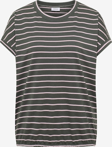 CECIL T-Shirt in Grün: Vorderseite