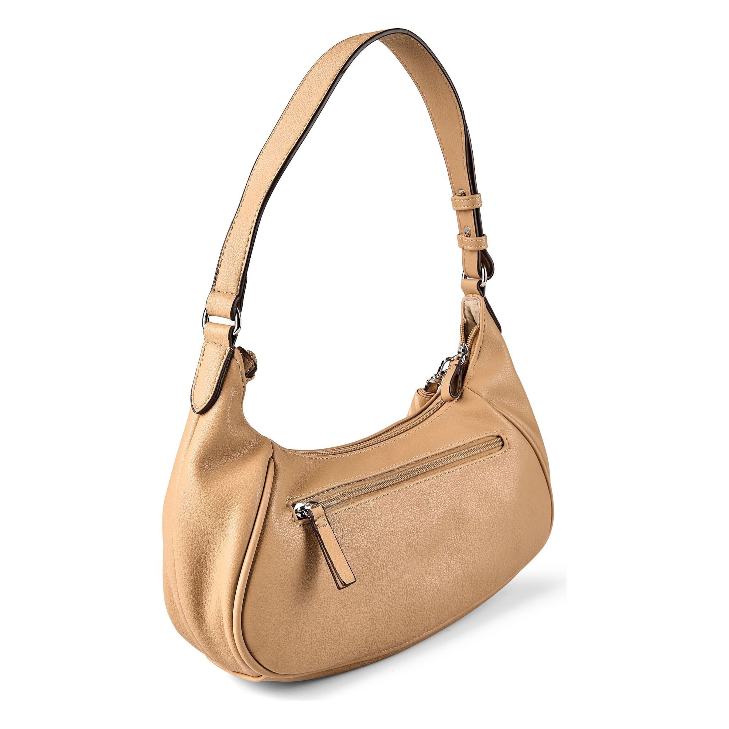 TOM TAILOR DENIM Schoudertas 'Abella' in Beige