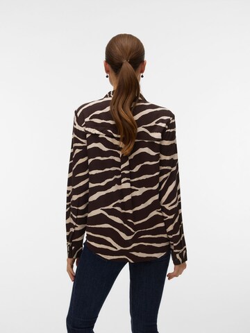 Chemisier 'VMMaddie' VERO MODA en marron