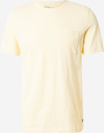 s.Oliver T-Shirt in Gelb: Vorderseite