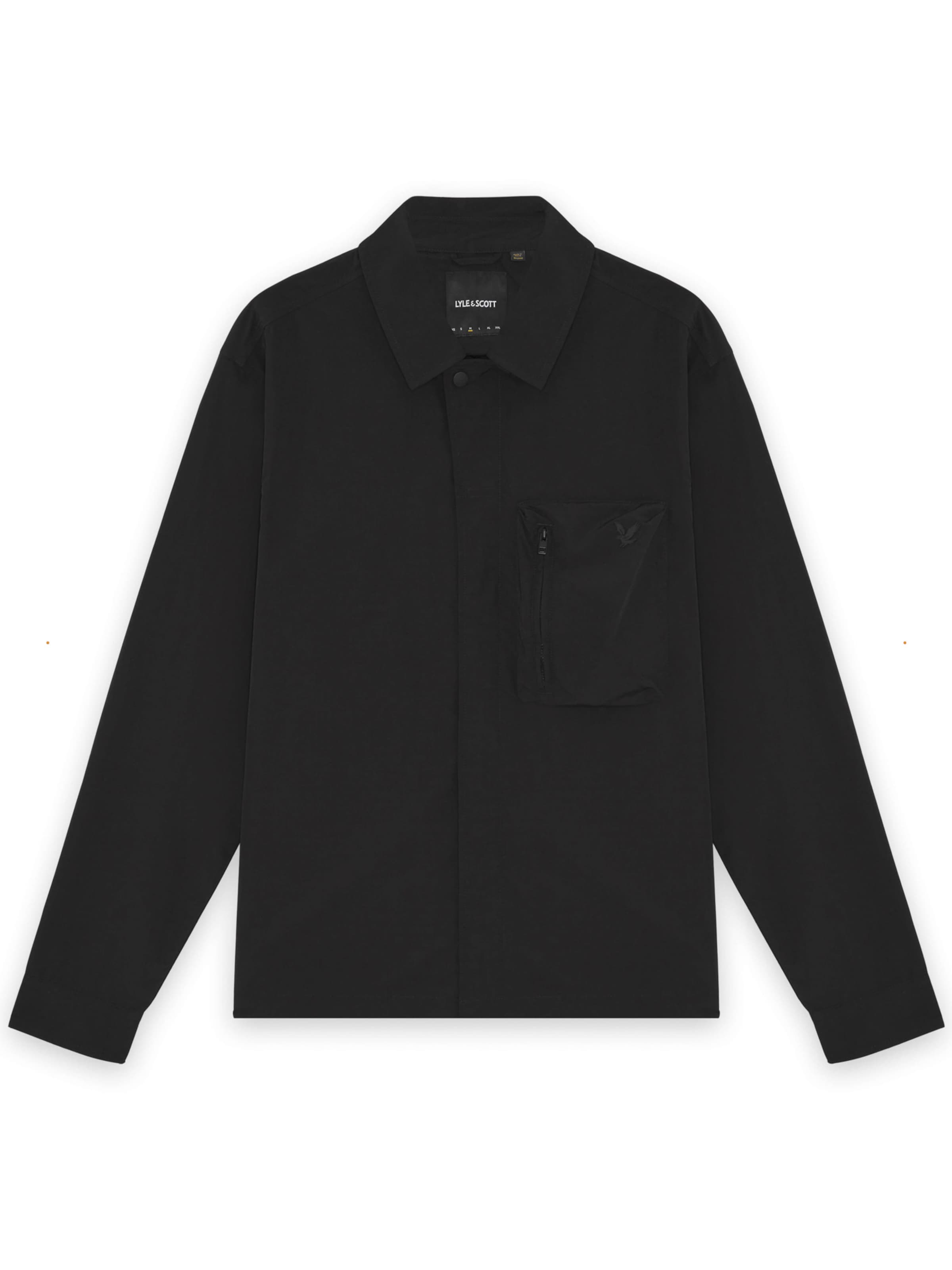 Lyle & Scott Button Up Shirt in Black, Item view