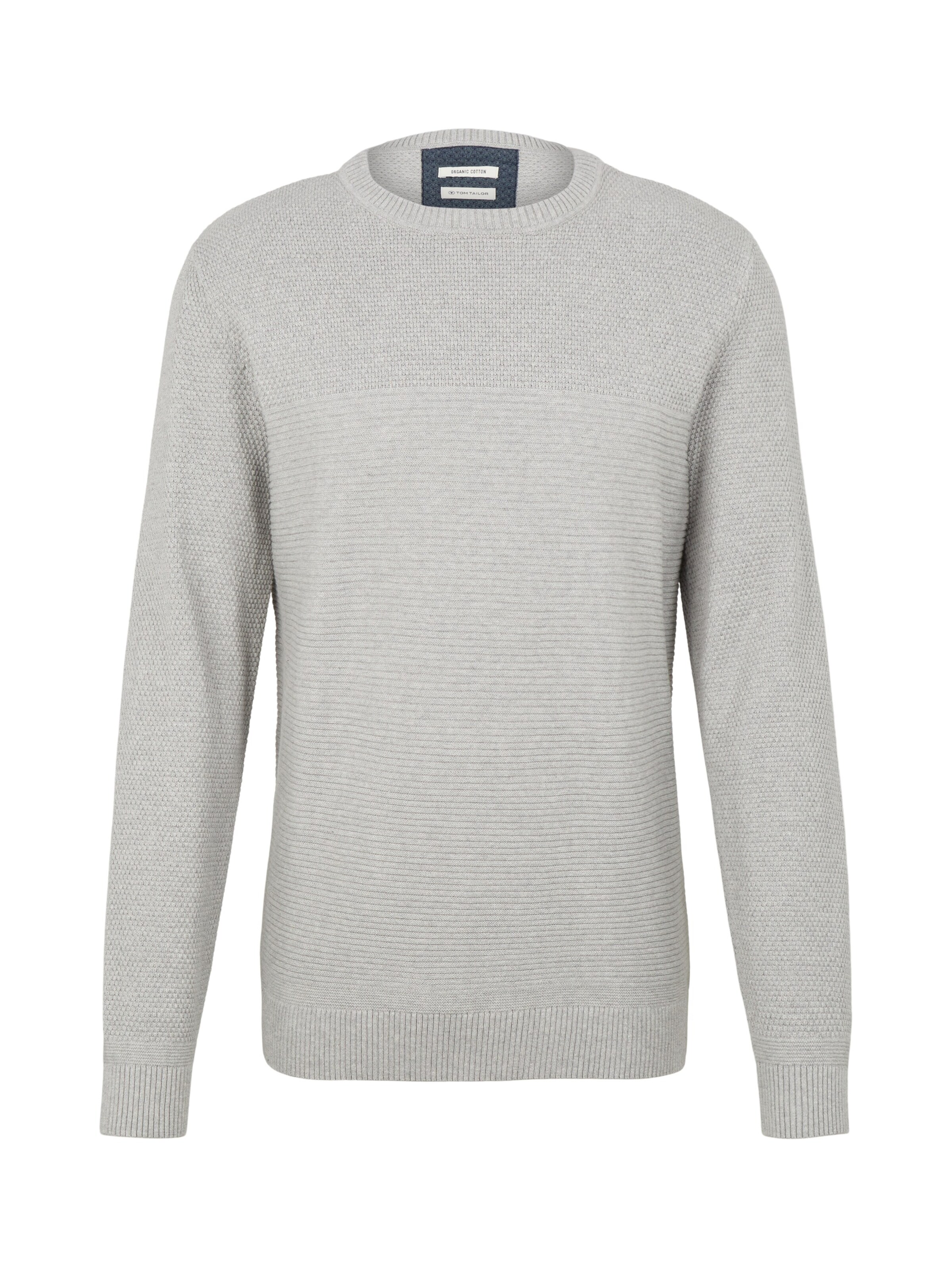 TOM TAILOR - Pullover em cinzento: frente