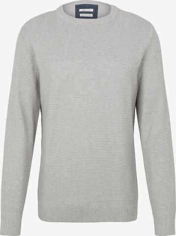 Pull-over TOM TAILOR en gris : devant