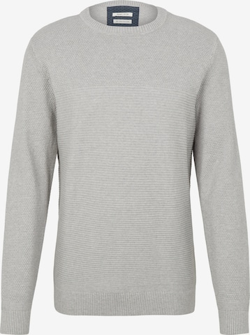 TOM TAILOR Sweater in Grey: front