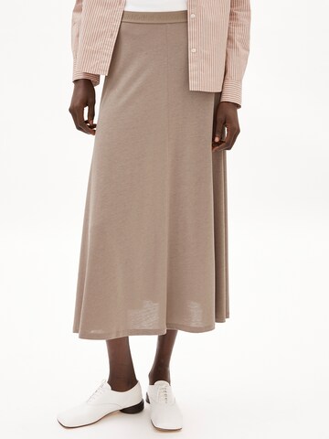 Jupe ARMEDANGELS en beige : devant