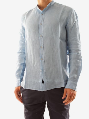 T-Shirt 40weft en bleu : devant