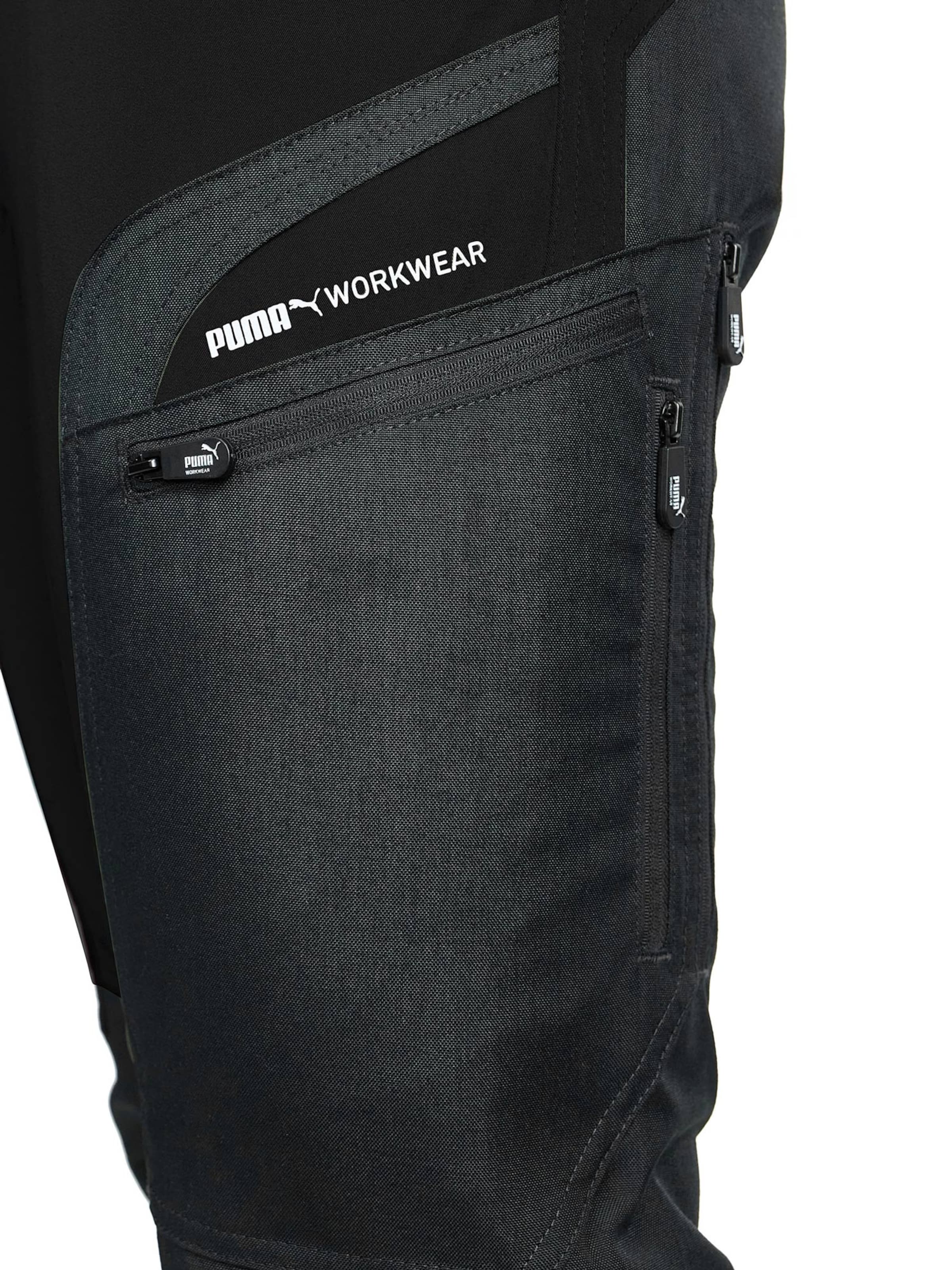 PUMA Workwear Regular Outdoor Pants 'ProOne' in Black