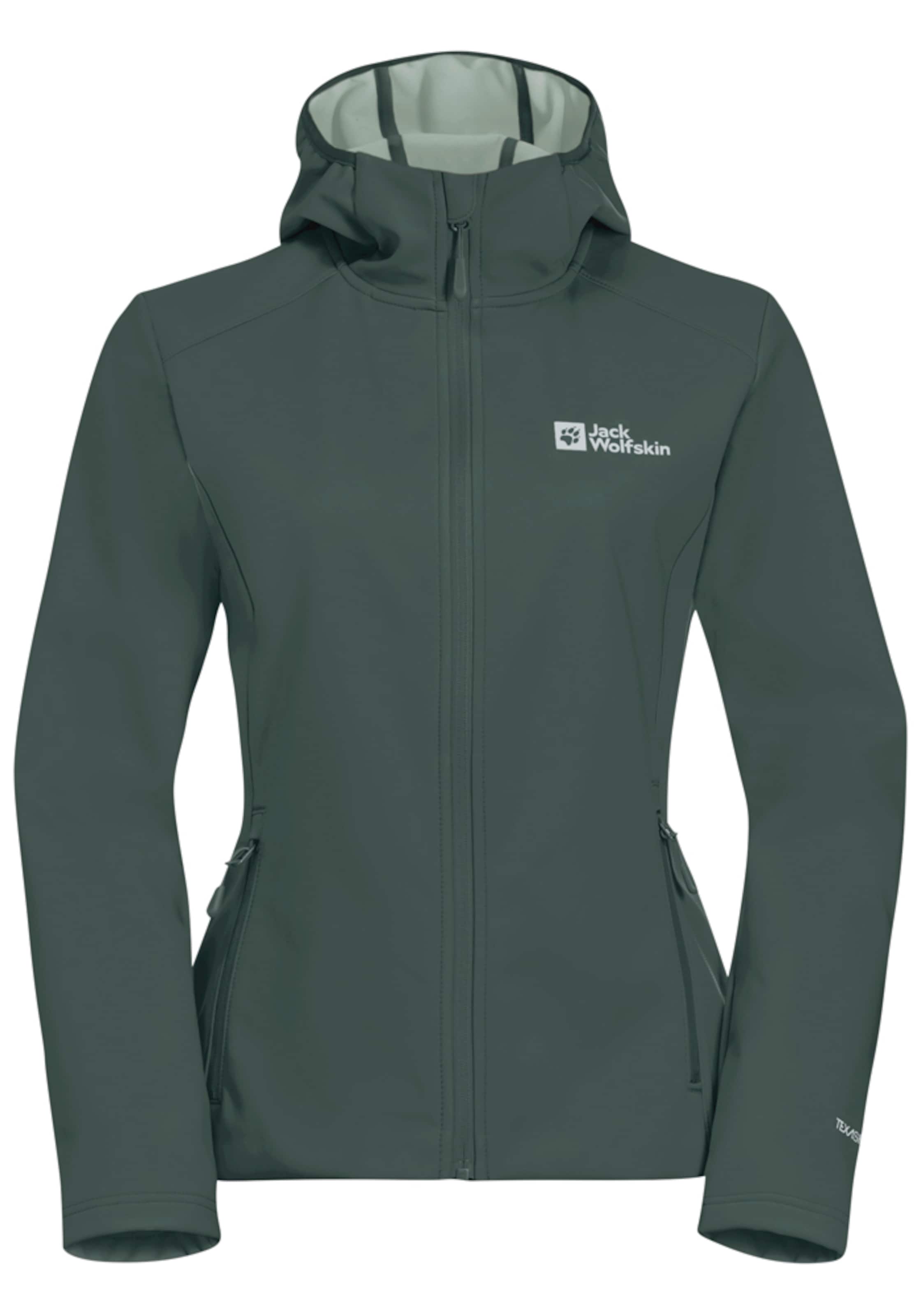 JACK WOLFSKIN Outdoorjacke in Grün: Vorderseite