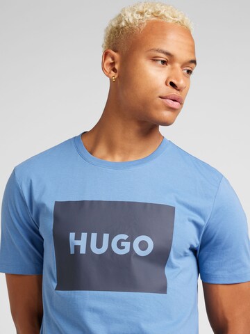 HUGO Majica 'Dulive222' | modra barva
