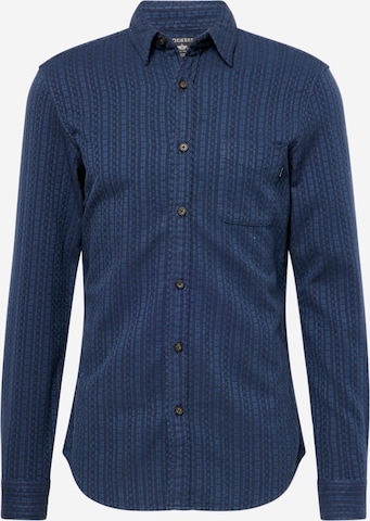 Dockers Button Up Shirt in Blue: front