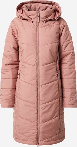 JACK WOLFSKIN Outdoormantel 'North York' in Pink: predná strana