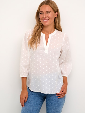 Kaffe - Blusa 'Jollia' en blanco: frente