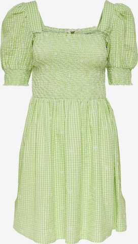 ONLY Letní šaty 'Flow' – zelená: přední strana