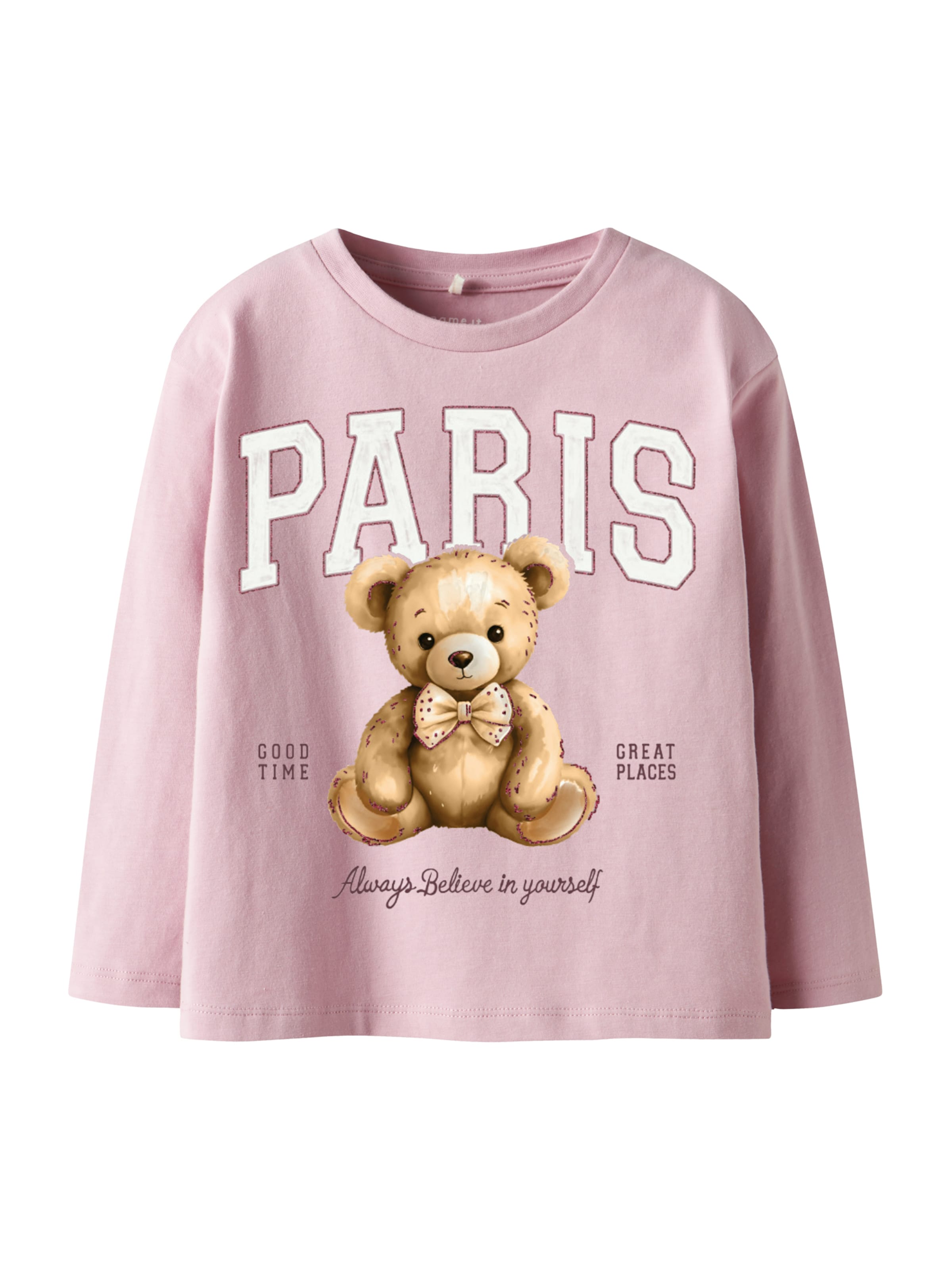 NAME IT Μπλουζάκι 'NMFRearaja' σε ροζ: μπροστά