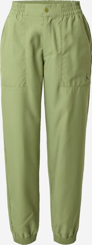 Tapered Pantaloni de la Jordan pe verde: față