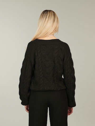 ABOUT YOU x Alina Eremia Sweater 'Fenja' in Black