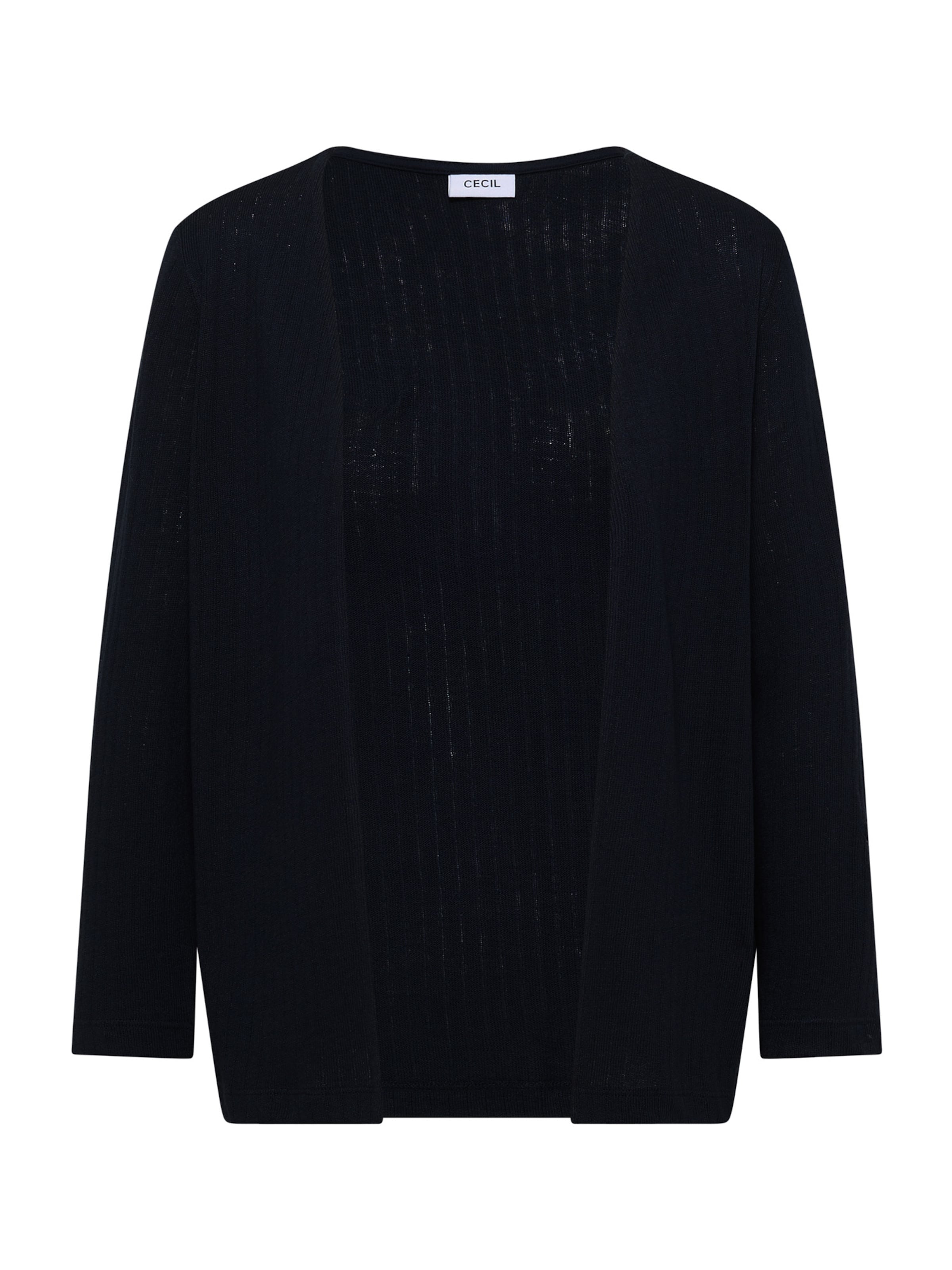 CECIL Gebreid vest in Blauw: voorkant