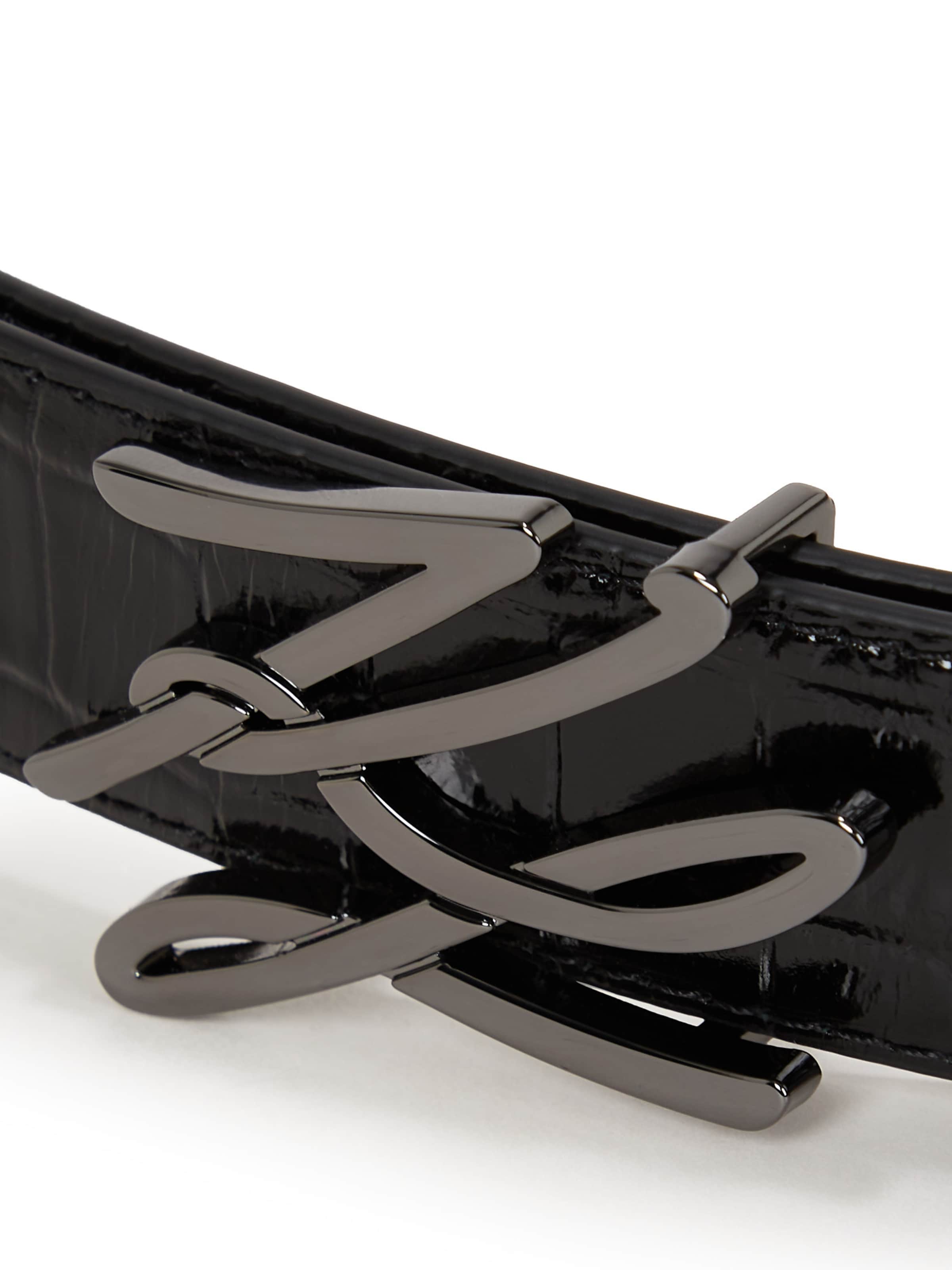 Karl Lagerfeld Ζώνη σε μαύρο