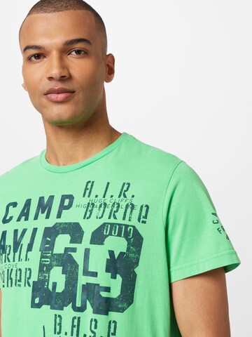 CAMP DAVID Tričko – zelená