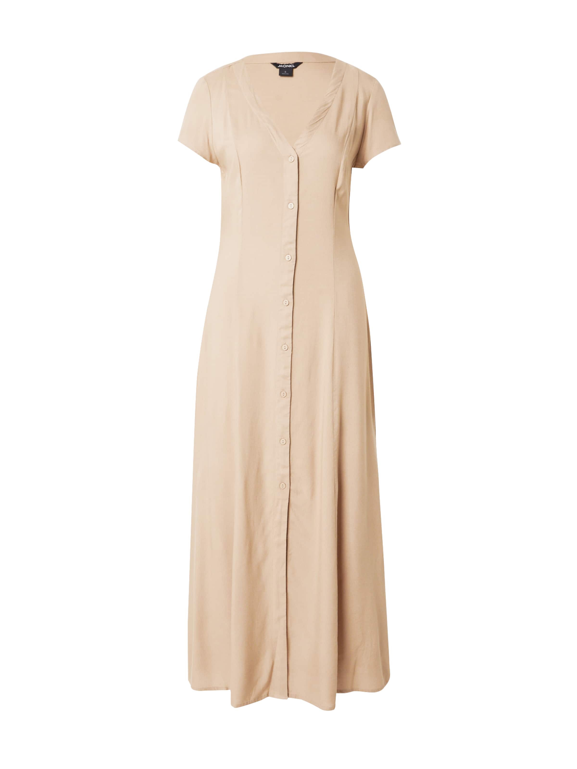 Monki Μπλουζοφόρεμα σε μπεζ: μπροστά