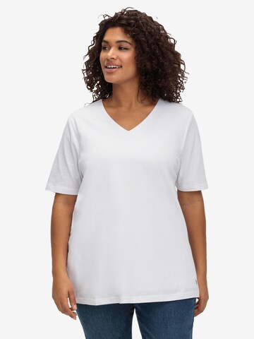 SHEEGO - Camiseta en blanco: frente