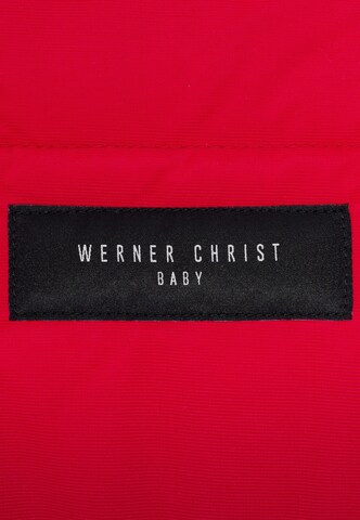 Werner Christ Baby Lammfellfußsack 'CORTINA' in Rot