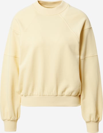 A LOT LESS Sweatshirt 'Kate' in Yellow: front