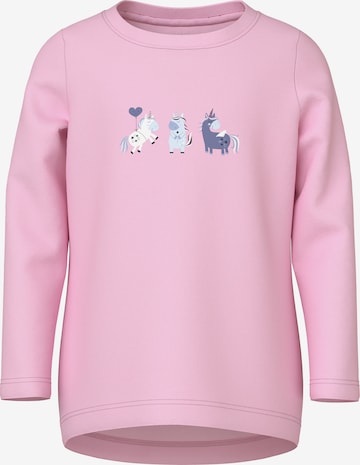 NAME IT Футболка 'NMFVIX' в Ярко-розовый: спереди