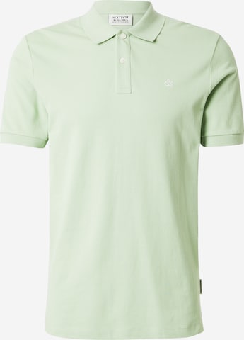 SCOTCH & SODA Bluser & t-shirts 'Seasonal Core' i grøn: forside