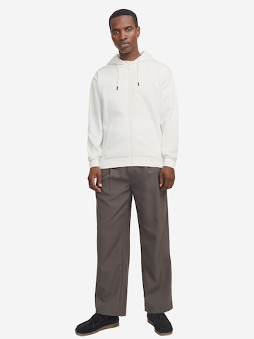 Giacca di felpa 'Bradley' di JACK & JONES in bianco
