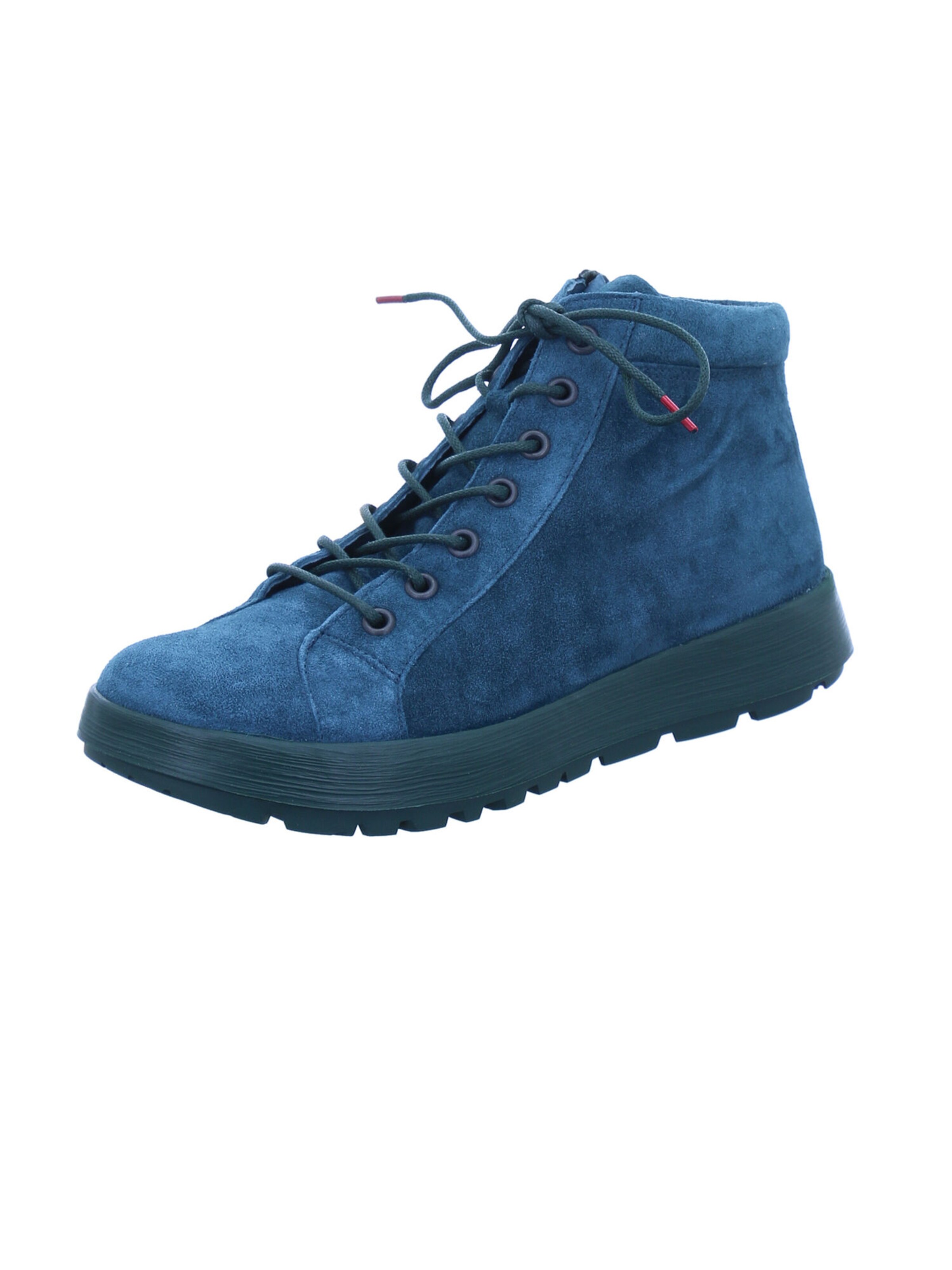 THINK! Schnürstiefelette 'Comoda' in Blau: Vorderseite