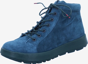 THINK! Lace-Up Ankle Boots 'Comoda' in Blue: front