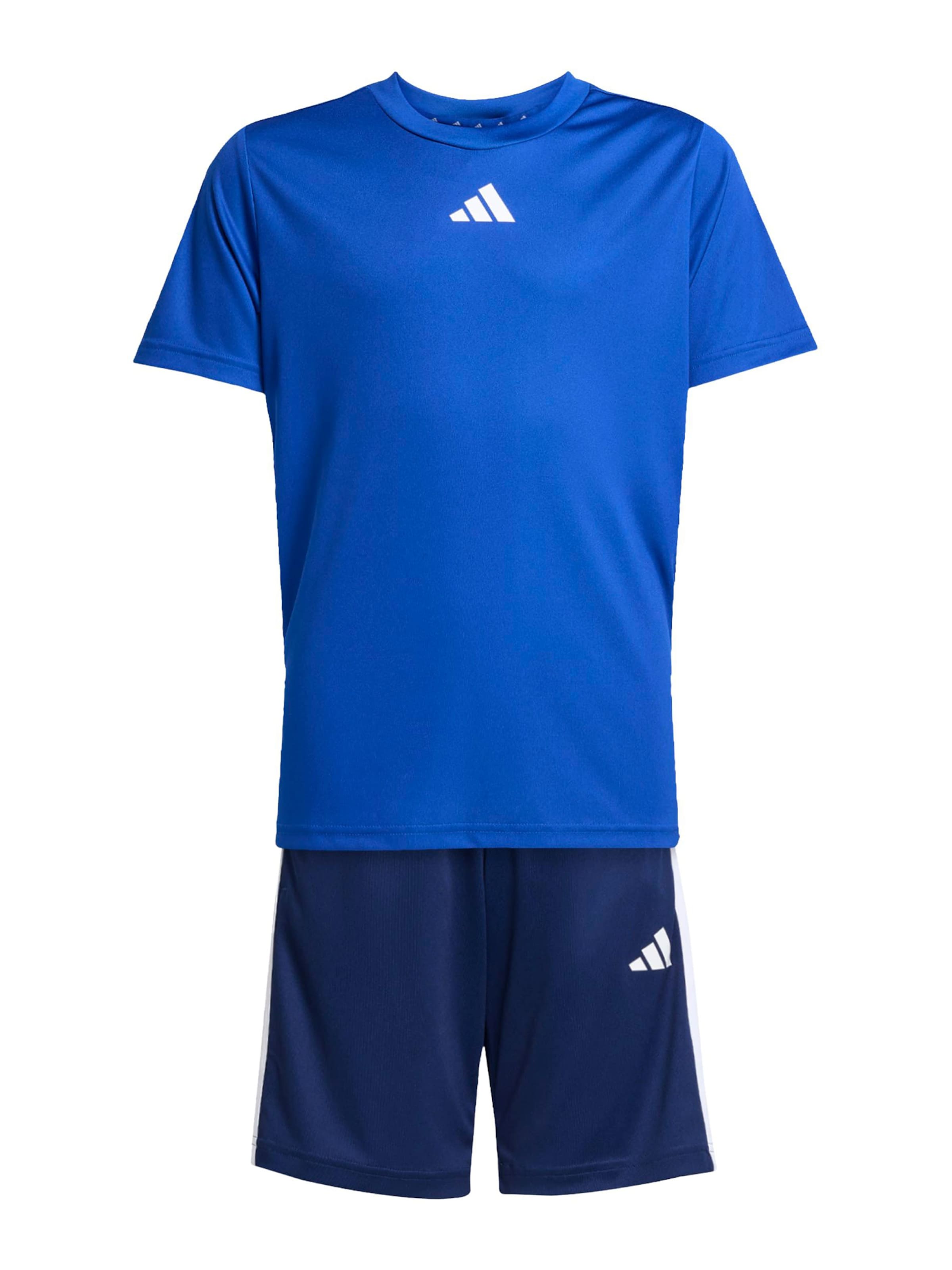 ADIDAS SPORTSWEAR - Fato de treino 'TRAIN ESSENTIALS' em azul: frente