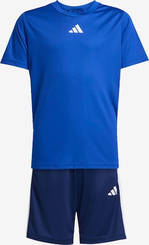 ADIDAS SPORTSWEAR Treenipuku 'TRAIN ESSENTIALS' värissä sininen: etupuoli