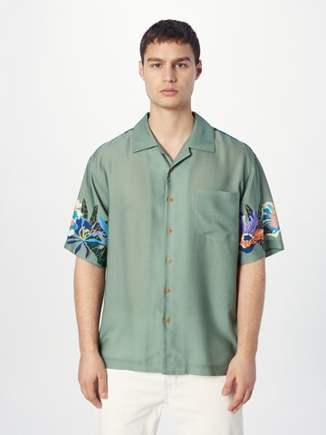 Coupe regular Chemise SCOTCH & SODA en vert : devant