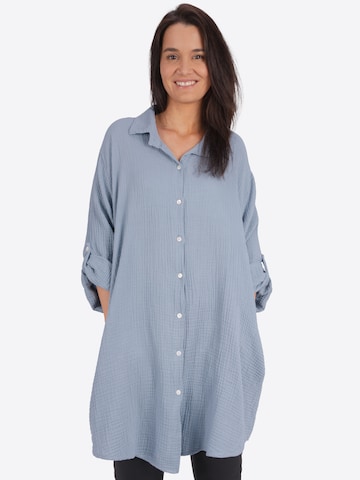 Seasons of April Blouse 'Jessy' in Blauw: voorkant