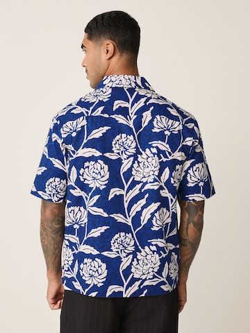 Next Comfort fit Button Up Shirt in Blue