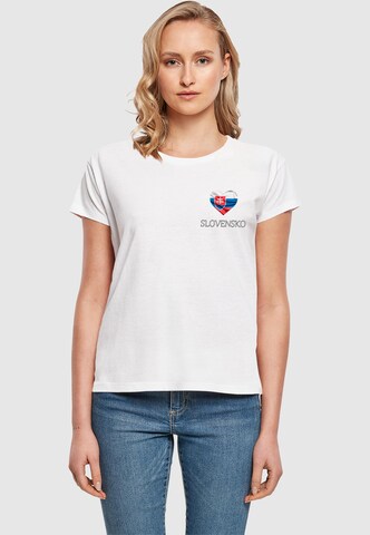 Merchcode T-Shirt in Weiß: Vorderseite