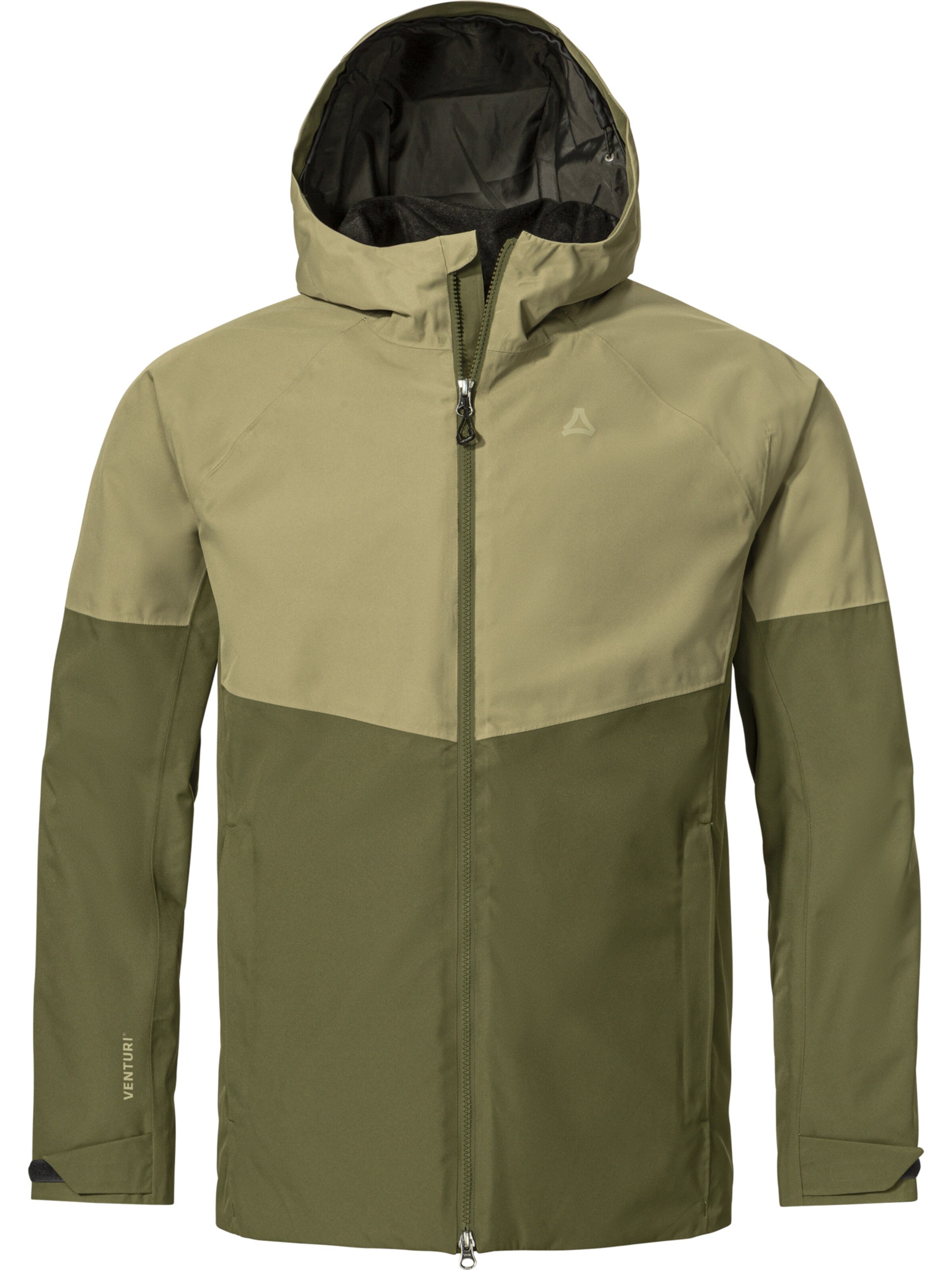 Schöffel Outdoorjas 'Yew' in Groen: voorkant