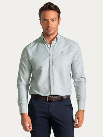 Williot Regular fit Button Up Shirt in Green: front