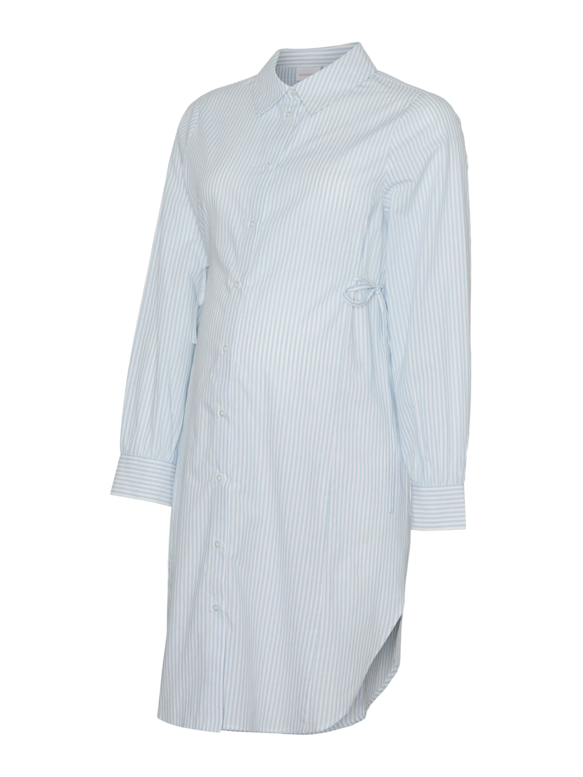 MAMALICIOUS Платье-рубашка 'MLLETICIA LIA' в Белый: спереди