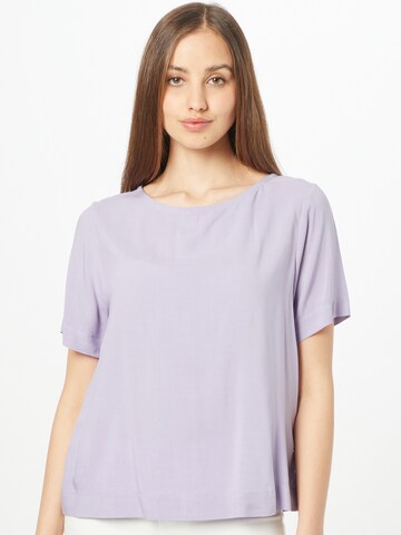 ICHI - Blusa 'Main' em roxo: frente