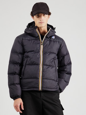 Veste d’hiver 'LE VRAI 3.0 CLAUDE' K-Way en noir : devant