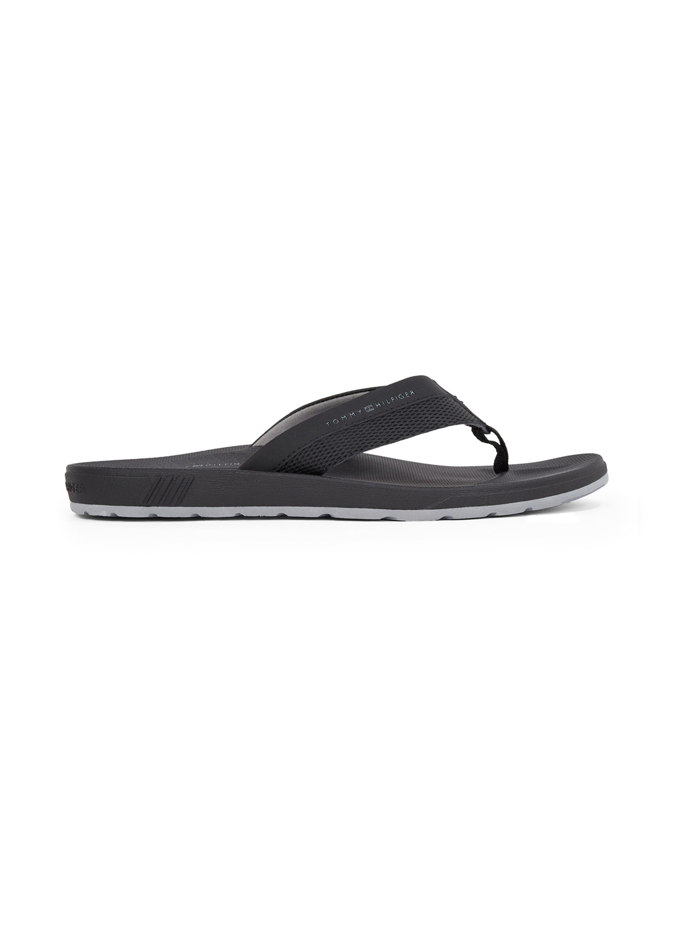 TOMMY HILFIGER T-Bar Sandals in Black