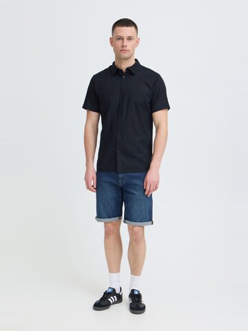 INDICODE JEANS Regular fit Button Up Shirt ' IDMonk ' in Black